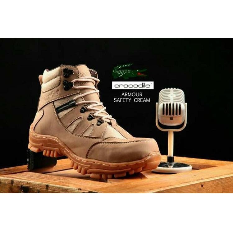 CROCODILE ARMOUR SAFETY SHOES - Sepatu Safety Boots / Angkle Boots Cocok Untuk Working Touring Dan Hiking