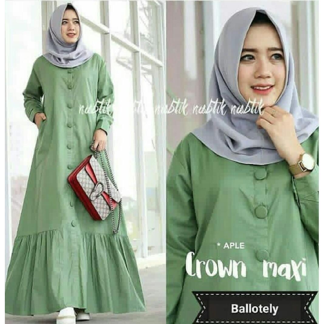 CROWN MAXI / Baju muslim/dress.