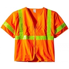 CStore Jackson Safety ANSI Class 3 Deluxe Style Polyester Safety Vest Withlime Prismatik-Intl