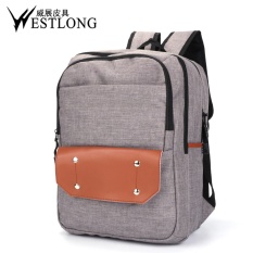 Disesuaikan Grosir Korea 3T64 Pria Backpack, Tide Tas Kain Oxford, Liburan Komputer Ransel-Intl
