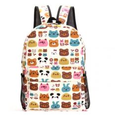 Cute Siswa Sekolah Tas Punggung Motif Bunga Knapsack Shoulder Bag-Intl