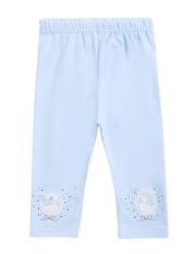 Cyber Balita Anak Cetak Manik-manik Mengkilap Legging Celana Panjang (Sky Blue)-Intl