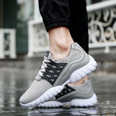 CYOU 2017 Sneakers Sepatu Olahraga MAX AIR Mens Atletik Lari untuk Pria (Abu-abu)-Intl