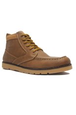 D-Island Shoes Boots Sole Rubber High Quality Leather - Soft Brown