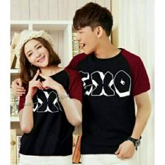 D'COUPLE Kaos Couple KIMONO EXO Hitam Baju Pasangan Kaos Pasangan T-Shirt