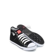 DALLAS Sepatu Sneakers Casual Kanvas Anak Boot CAMPUS HC TG - Black/White 34-36