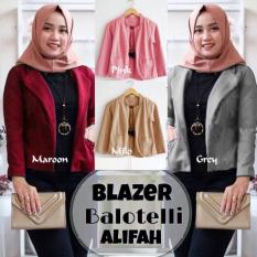 Damai fashion -baju blazer Alifah balotelli - 4 warna - konveksi tanah abang