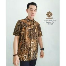Danar Hadi Hem Batik Reguler Fit 0721 Hitam Coklat