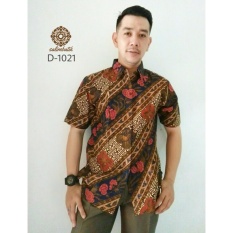 Danar Hadi Hem Batik Reguler Fit 1021 Biru Coklat