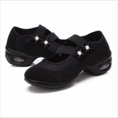 Tari Sepatu untuk Girls Nyaman Bernapas Lembut Outsole Nafas Wanita Latihan Sepatu Modern Jazz Dance Sepatu