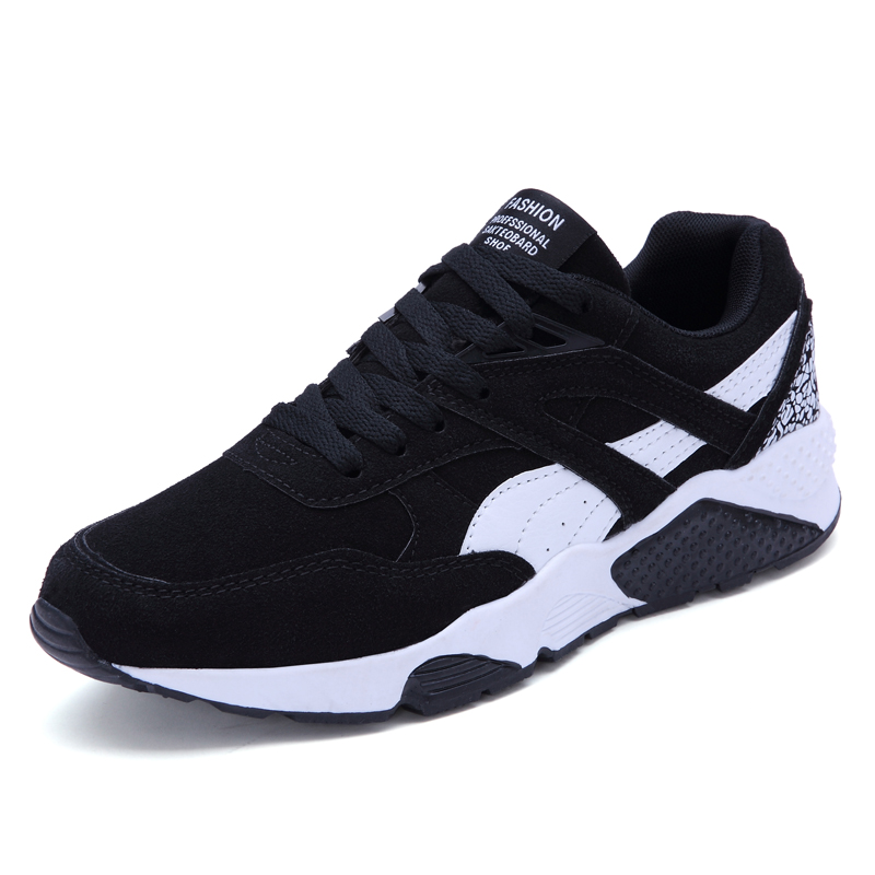 DanJi 'S Busana Kasual Pria Renda Lari Sepatu Sneakers Kulit/Mesh 7 Warna