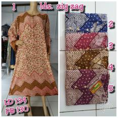 daster gamis super jumbo zig zag: LD 136-138