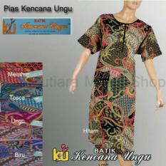 Daster Ibu Busui Kencana Ungu Baju Tidur Santai Dress Batik