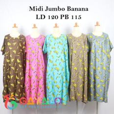 DASTER JUMBO BANANA/DASTER JUMBO/DASTER IBU/BAJU TIDUR JUMBO