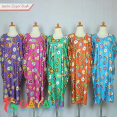 DASTER JUMBO ZIPPER BUAH/DASTER MENYUSI/BAJU TIDUR/BAJU HAMIL/DASTER