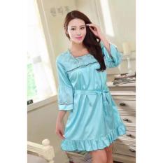 Daster Lingerie Wanita Muslim Sleepwear Seserahan Nikah Bajutidur 1616