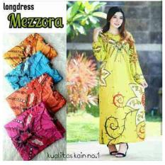 Daster Longdress Mezora Gamis Batik Baju Hamil Busui Jumbo Kado Haji