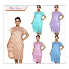 DASTER MIDI NEW SALUR/BAJU TIDUR/BAJU SANTAI/BAJU HAMIL/ATASAN WANITA
