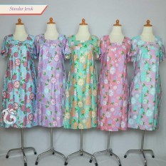 DASTER MIDI STANDAR JERUK/BAJU HAMIL/BAJU IBU/BAJU MENYUSUI/DASTER