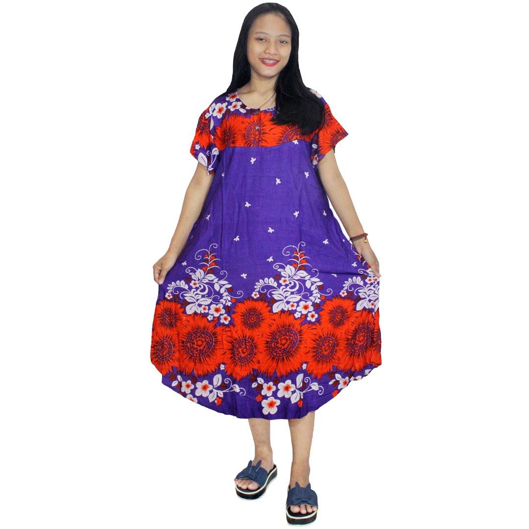 Daster Payung, Klok Batik, Baju Tidur, Piyama, Kancing, Daster Bumil - Busui (DPT005-37)