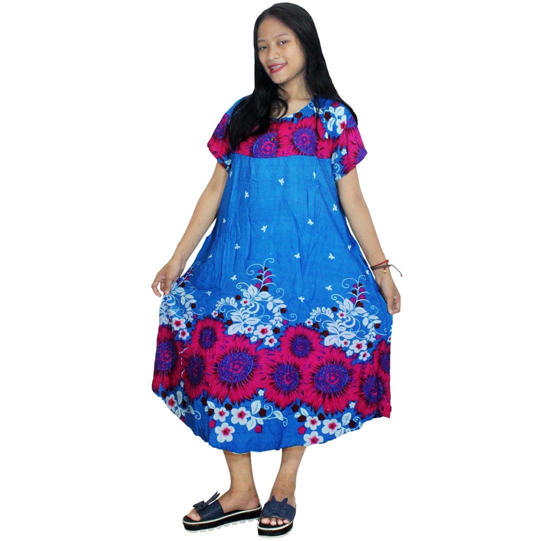 Daster Payung, Klok Batik, Baju Tidur, Piyama, Kancing, Daster Bumil - Busui (DPT005-37)