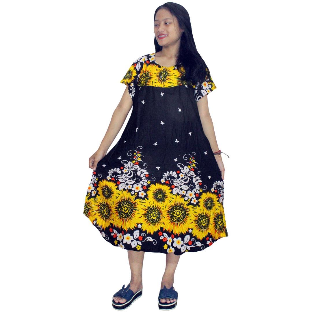 Daster Payung, Klok Batik, Baju Tidur, Piyama, Kancing, Daster Bumil - Busui (DPT005-37)