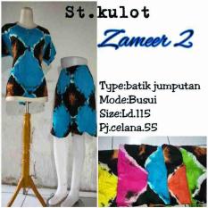 Daster Setelan Celana Kulot Batik Baju Tidur Busui Hamil Jumbo Solo