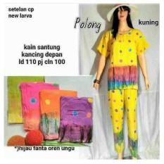 Daster Setelan Celana Kulot Batik Baju Tidur Hamil Busui Jumbo Bali