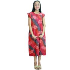 Daster Yukensi Batik cap Pekalongan, Baju Tidur, Piyama, Leher O (RDT006-01)