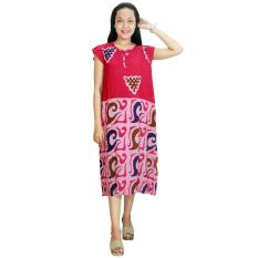 Daster Yukensi Batik cap Pekalongan, Baju Tidur, Piyama, Leher O (RDT006-03)