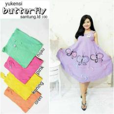 Daster Yukensi Payung Butterfly / Dress kekinian / daster kekinian