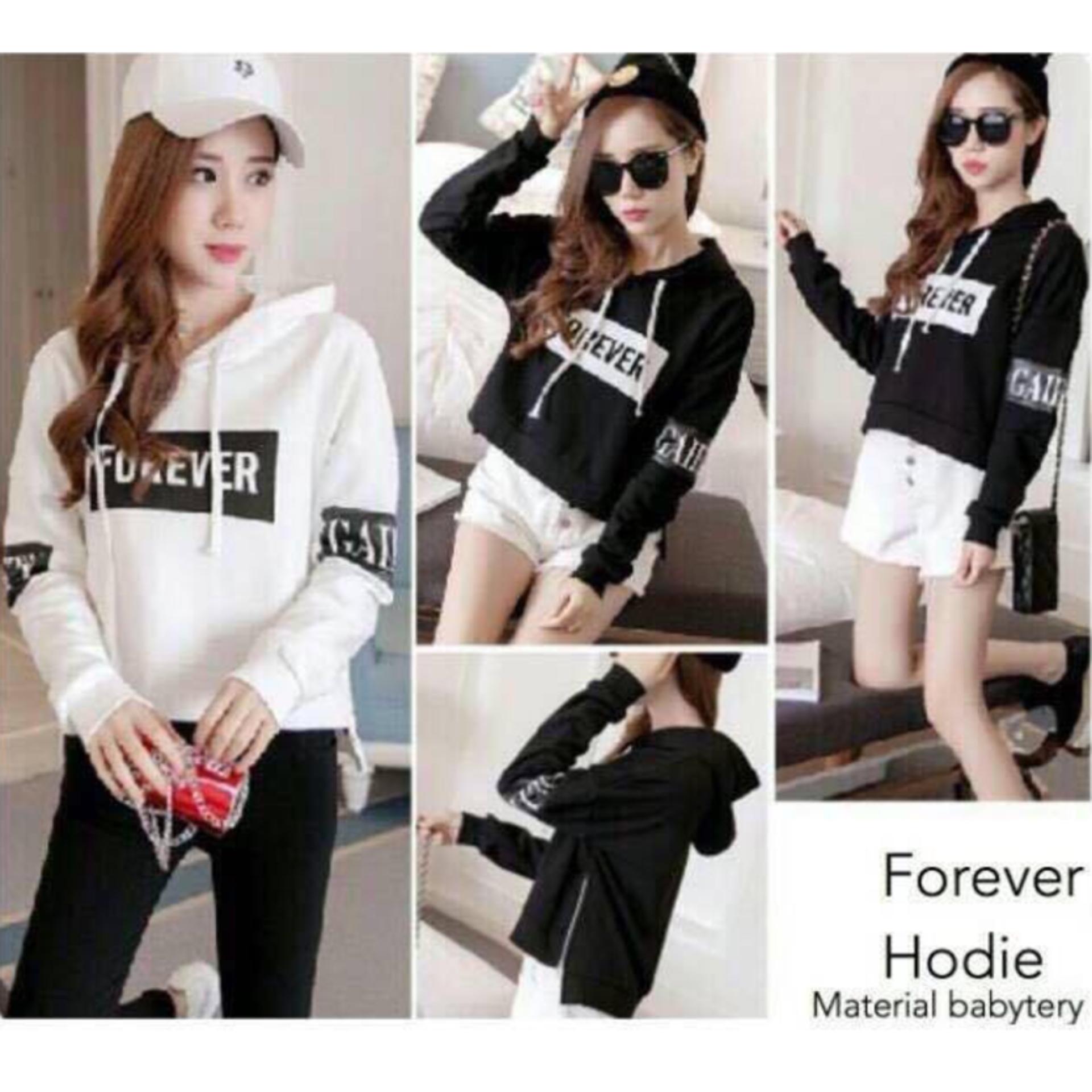 DaveCollection - sweater hodie Forever - BLACK