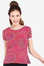 Dazzle And Angel Batik Art Red Women Tees Diskon discount murah bazaar baju celana fashion brand branded