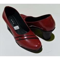De Mode Sepatu Wanita Formal / Sepatu Kerja / Sepatu Pantofel RD3 Merah Hati