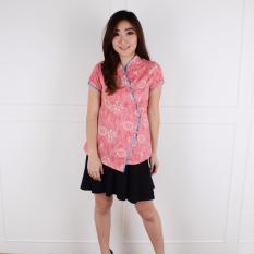 De Voile Atasan Batik Wanita Chalipa Side Btn (Pink)