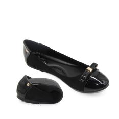 Sepasang Dea Flat Shoes 1702-06 - Black Size 37/41 ( Free Hanger Shoes )