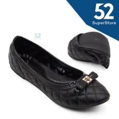 DEA Shoes - Ladies Flat Shoes 1702-10 Black Size 36/41