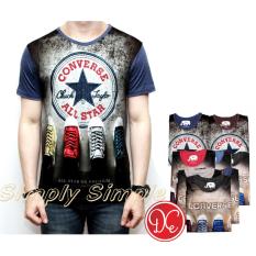 DEcTionS Grosir 6 Buah Kaos T-shirt 3D Gambar Sepatu