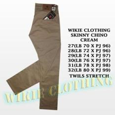 Denai Store - Celana Panjang Chino/Chinos/Cino Pria/Cowok - Krem(Cream)/Abu(Grey)/Hitam(Black) Murah UK 27-32