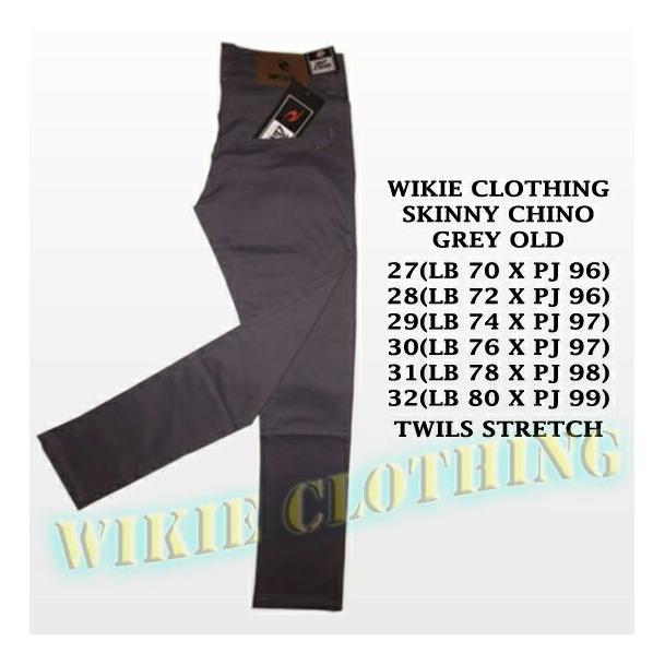 Denai Store - Celana Panjang Chino/Chinos/Cino Pria/Cowok - Krem(Cream)/Abu(Grey)/Hitam(Black) Murah UK 27-32   