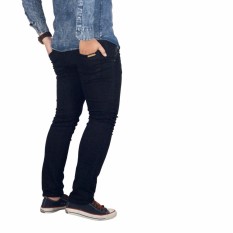 Dgm_Fashion1 Celana Jeans Panjang Hitam Polos /Celana lepis/Celana Jeans Skinny Pria/Celana Panjang/ Celana Pria/Celana Casual/celana denim/celana jeans hitam/jeans polos /CELANA JEANS PENSIL JS 2009 Hitam