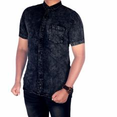 Dgm_Fashion1 Kemeja Pria Jeans Hitam Lengan Pendek /Kemeja Polos/Kemeja Batik/Kemeja Casual/Kemeja Men/Kemeja Oxford/Kemeja Distro/Kemeja Jeans/Kemeja Denim/Kemeja Bunga/Kemeja Pantai/Kemeja Flanel/Kemeja Pendek/Kemeja Songket/Kemeja Formal TM 4945 5382