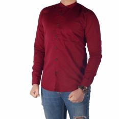 Dgm_Fashion1 Kemeja Pria Polos Marun Lengan Panjang/Kemeja Batik Songket/Kemeja Songket/Kemeja Formal/Kemeja Flanel/Kemeja Pantai/Kemeja Casual/Kemeja Polos/Kemeja Tartan/Kemeja Pantai/Kemeja Distro/Kemeja Batik/Kemeja Man NN 4763 Marun