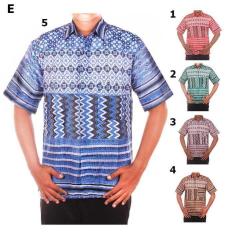 Dhala Baju Kemeja Hem Batik Pria Modern Tangan Pendek Mas Bams - (Tersedia 5 Warna)