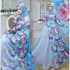 Dhala Baju Muslim Dress Gamis Maxi Pesta Anggraini - Tersedia 4 Warna