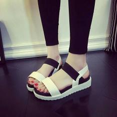 Dhala - Sandal Flat Docmart Karet Putih