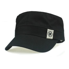 Kepala Besar Sekitar Topi Model Biasa Laki-laki Topi Baseball Musim Semi Dan Musim Gugur Perempuan Setengah Baya (Lima menunjuk bintang-hitam)