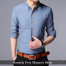 Distributor Kemeja Pria - Kemeja Pria Online - Kemeja Pria Masacre Biru