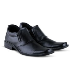 Sepatu VR 390 Sepatu Formal Pria Untuk Kerja Kantor Kulit Sintetis - Hitam