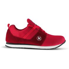 Distro DS 412 Sepatu Sneakers Kets dan Kasual Pria untuk jalan, santai, olahraga, joging, kuliah, sekolah, kerja - Merah